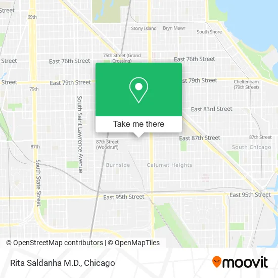 Rita Saldanha M.D. map