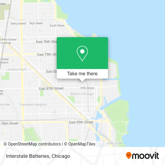 Interstate Batteries map