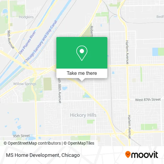 MS Home Development map