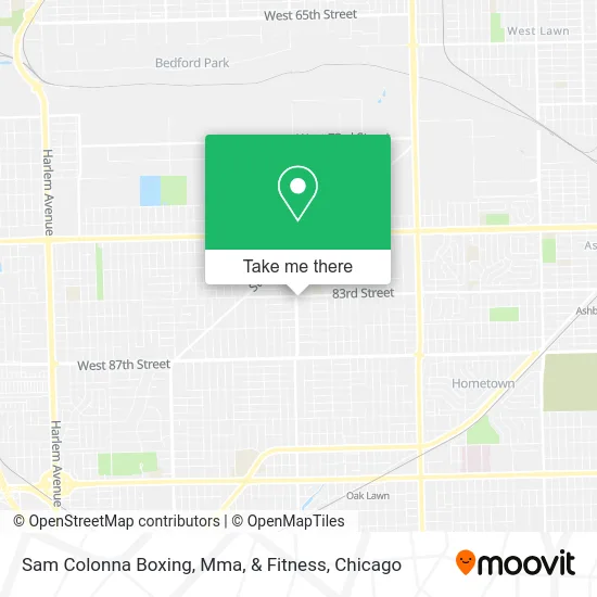Sam Colonna Boxing, Mma, & Fitness map