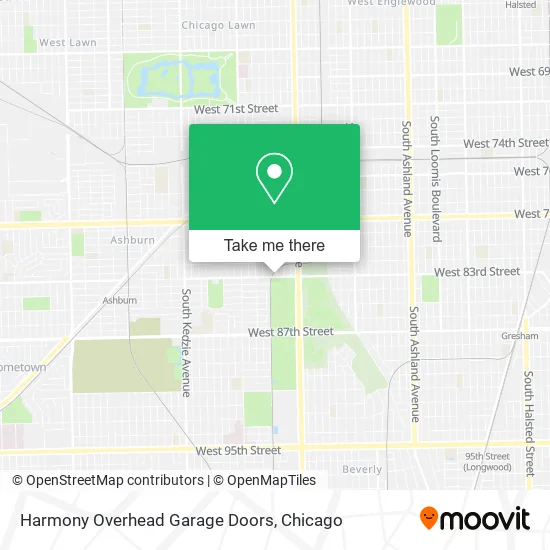 Harmony Overhead Garage Doors map