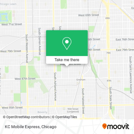 KC Mobile Express map