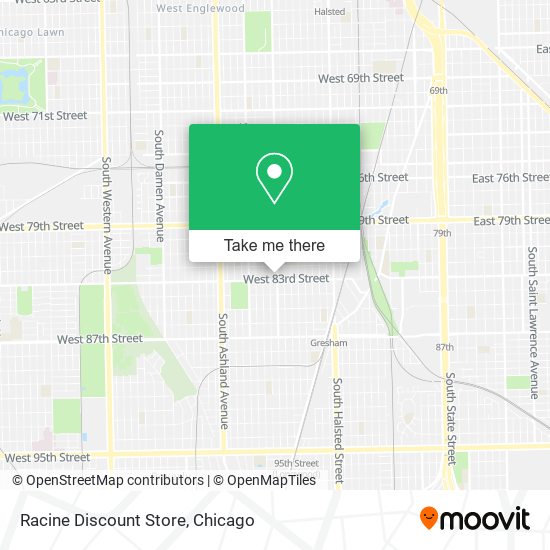 Racine Discount Store map