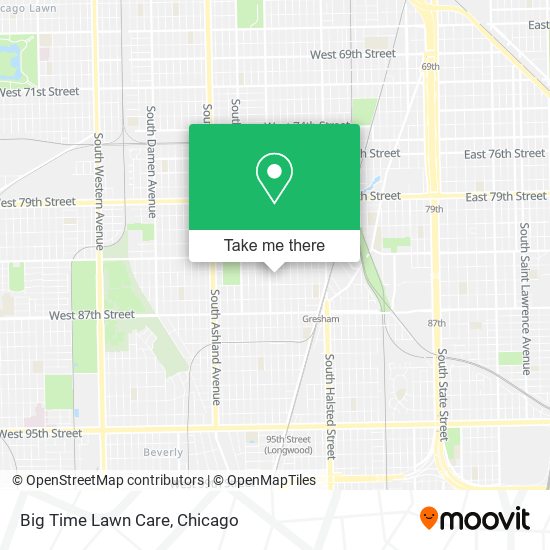 Mapa de Big Time Lawn Care