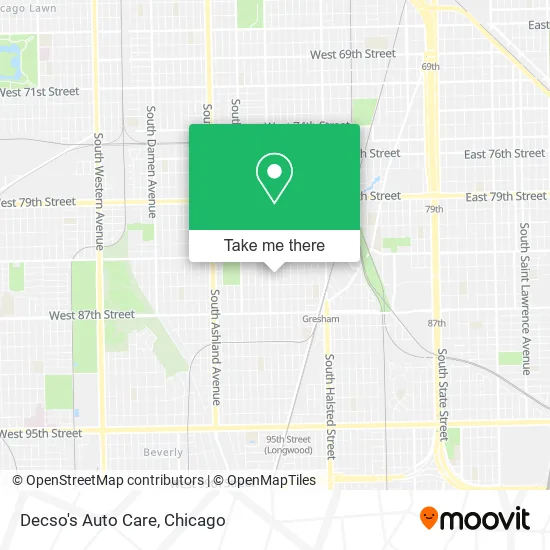 Decso's Auto Care map