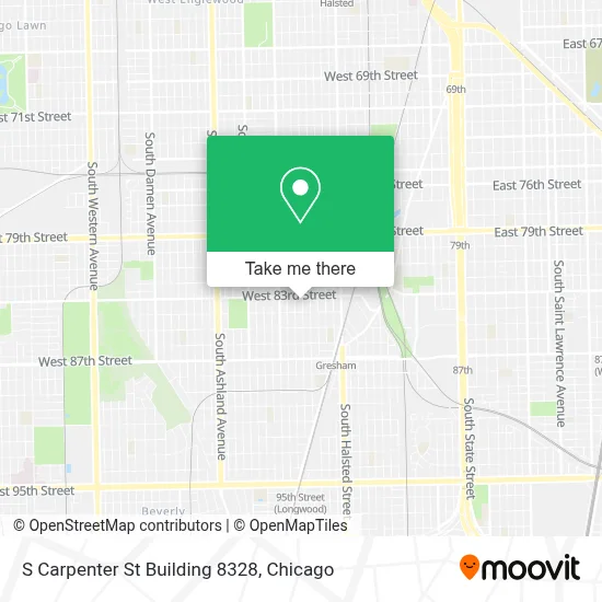 S Carpenter St Building 8328 map