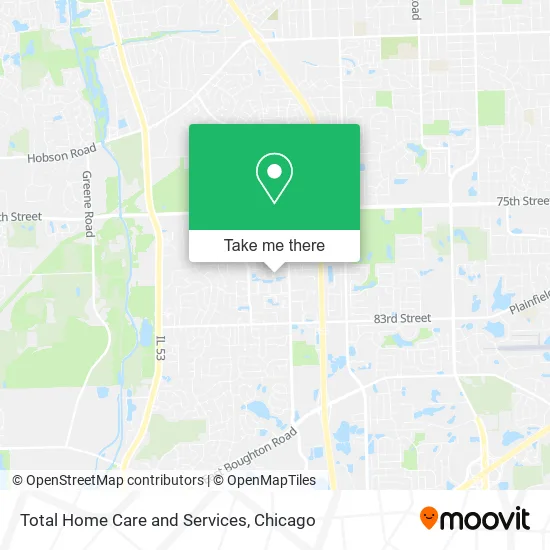 Total Home Care and Services map
