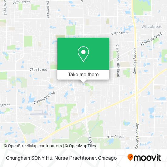 Mapa de Chunghsin SONY Hu, Nurse Practitioner