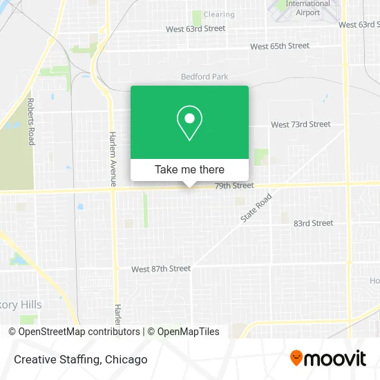 Creative Staffing map