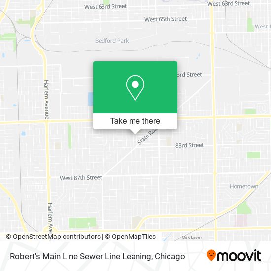 Robert's Main Line Sewer Line Leaning map