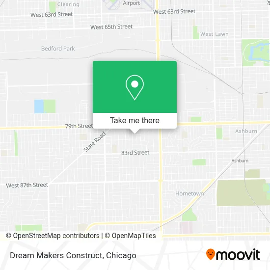 Dream Makers Construct map
