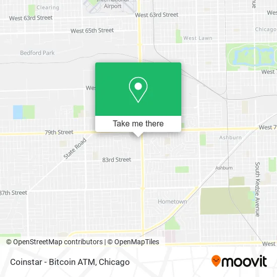 Coinstar - Bitcoin ATM map