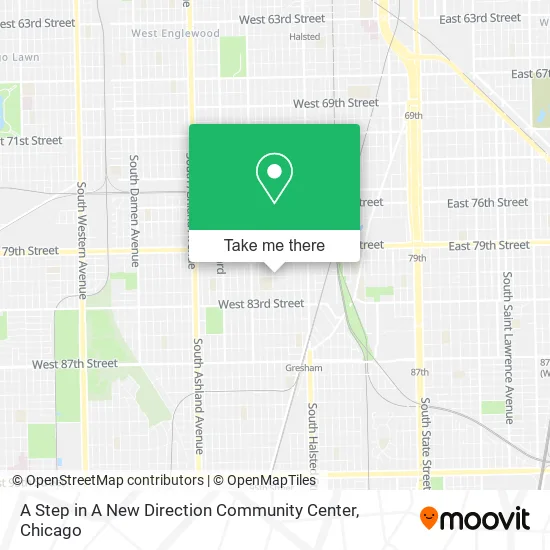 A Step in A New Direction Community Center map