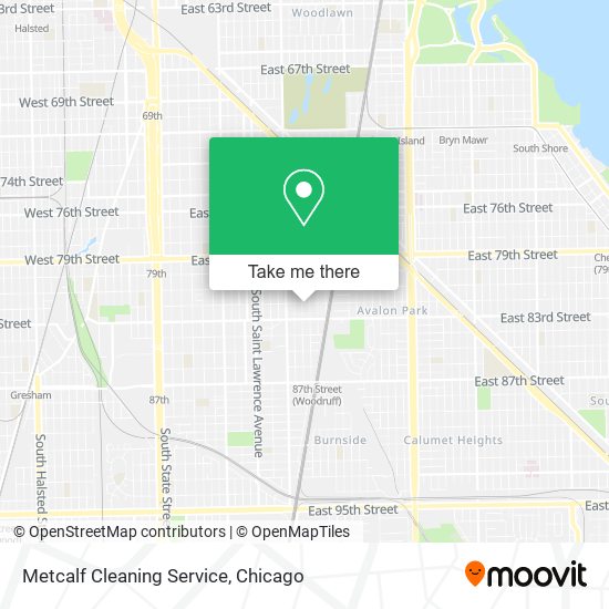 Mapa de Metcalf Cleaning Service