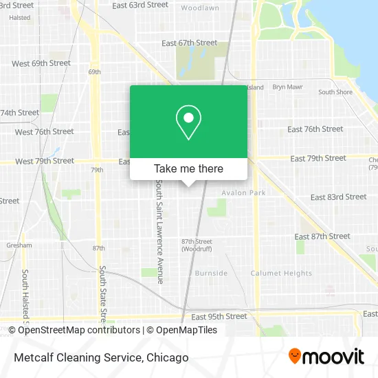 Metcalf Cleaning Service map