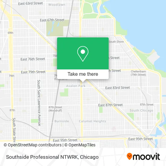 Mapa de Southside Professional NTWRK