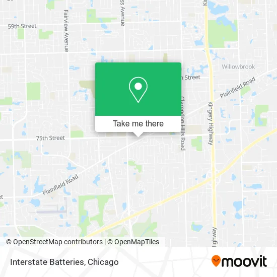 Interstate Batteries map