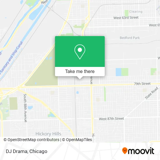 DJ Drama map
