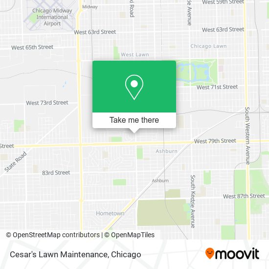 Mapa de Cesar's Lawn Maintenance