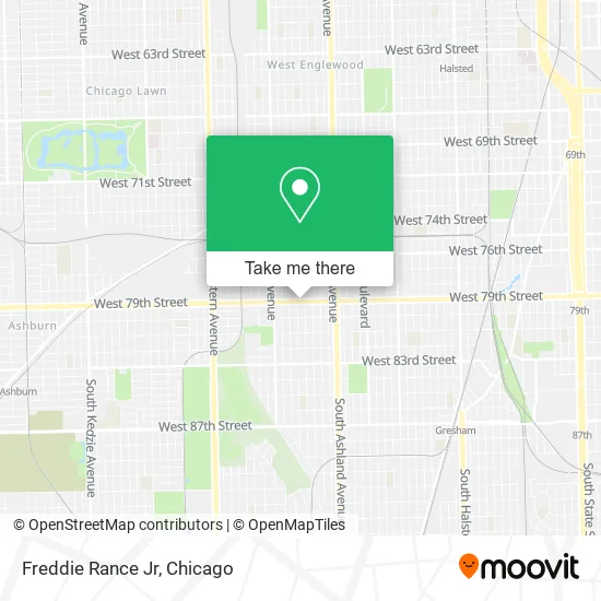 Freddie Rance Jr map