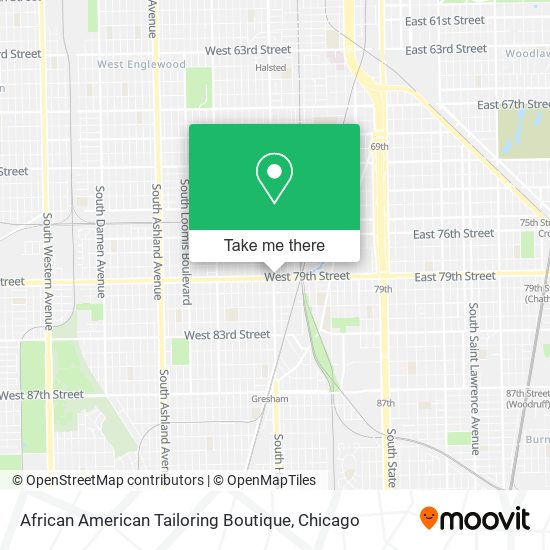 Mapa de African American Tailoring Boutique