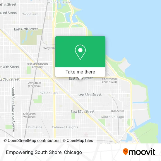 Empowering South Shore map