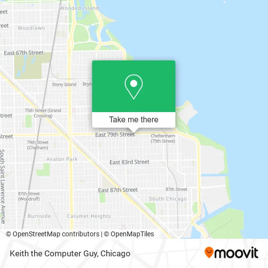 Keith the Computer Guy map