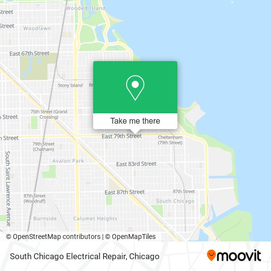 South Chicago Electrical Repair map