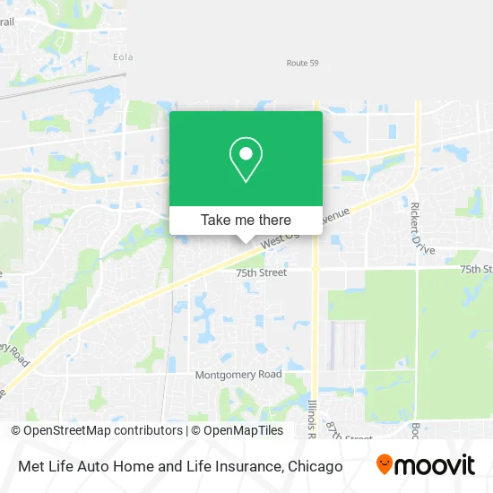 Met Life Auto Home and Life Insurance map