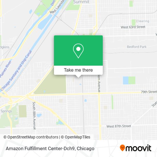 Amazon Fulfillment Center-Dch9 map