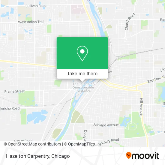 Hazelton Carpentry map