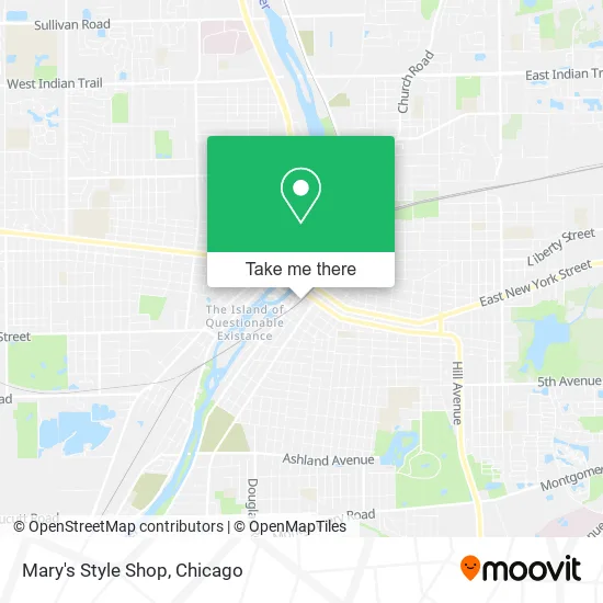 Mary's Style Shop map