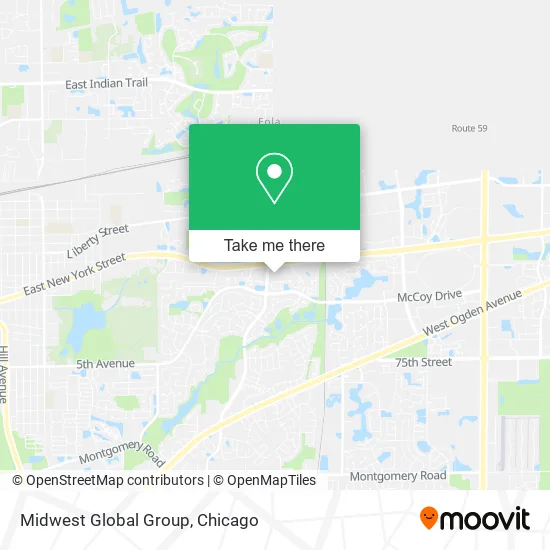 Midwest Global Group map