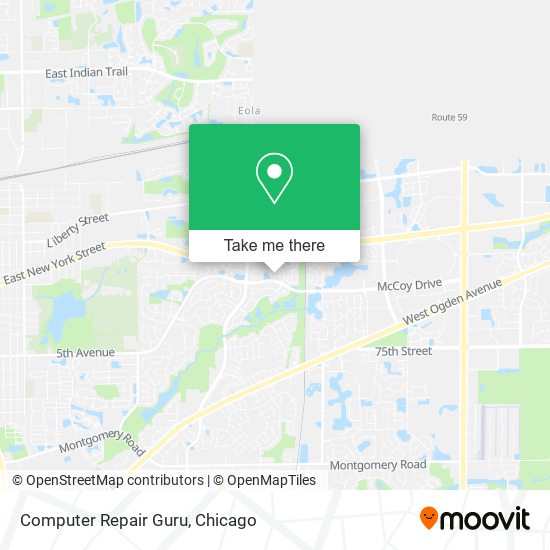 Mapa de Computer Repair Guru