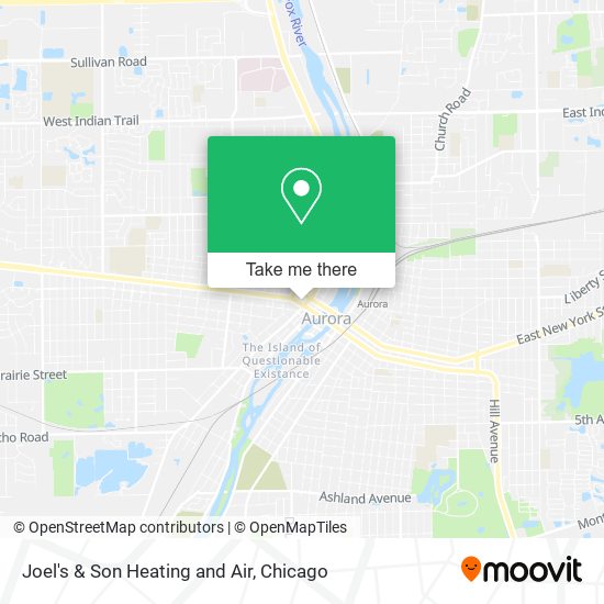 Mapa de Joel's & Son Heating and Air