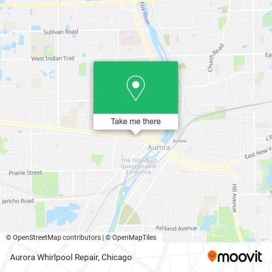 Aurora Whirlpool Repair map