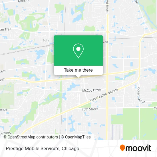Prestige Mobile Service's map
