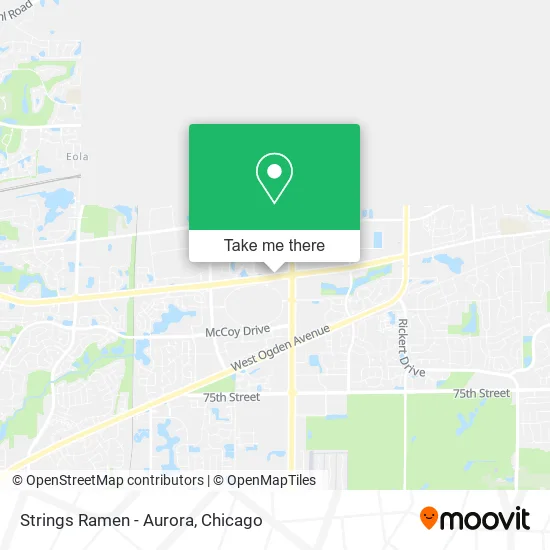 Strings Ramen - Aurora map