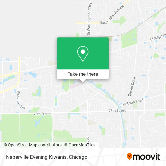 Mapa de Naperville Evening Kiwanis
