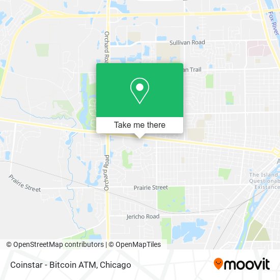 Mapa de Coinstar - Bitcoin ATM