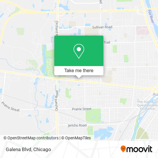 Mapa de Galena Blvd