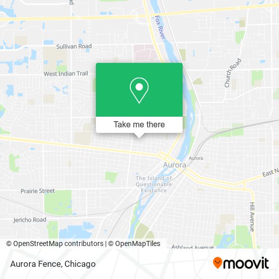 Aurora Fence map