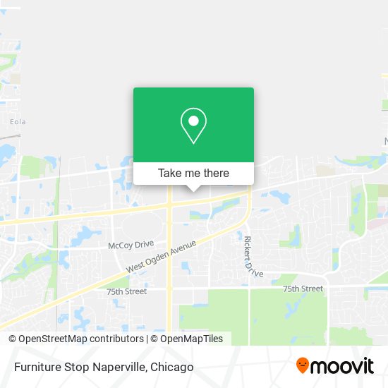 Mapa de Furniture Stop Naperville