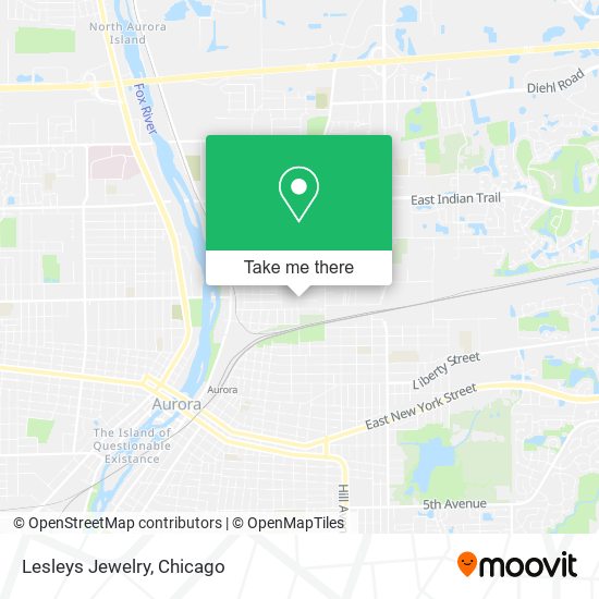 Lesleys Jewelry map