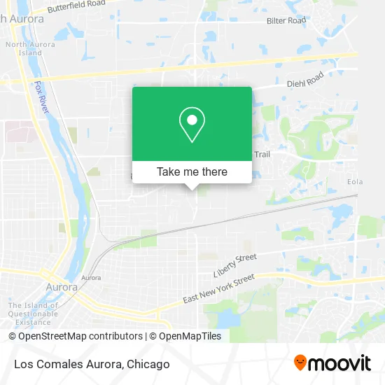 Los Comales Aurora map