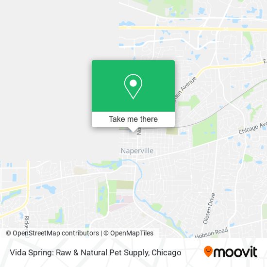 Vida Spring: Raw & Natural Pet Supply map