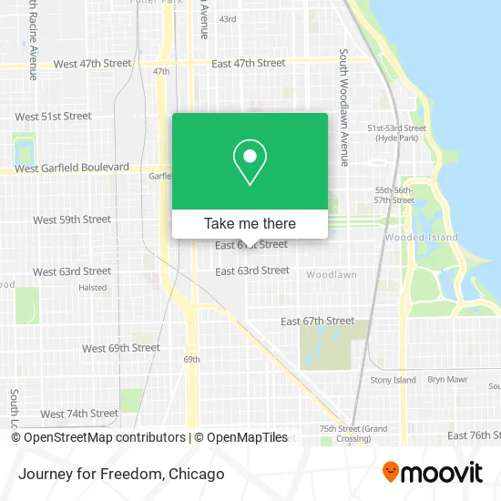 Journey for Freedom map