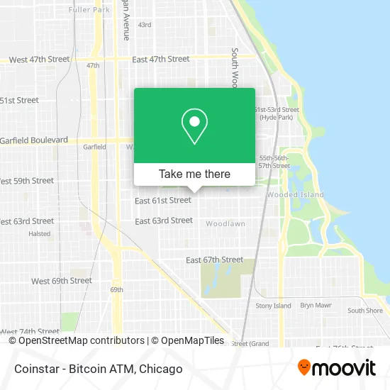 Coinstar - Bitcoin ATM map