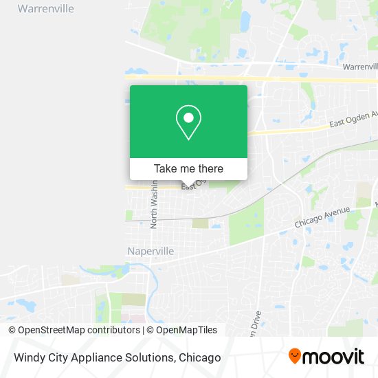 Windy City Appliance Solutions map