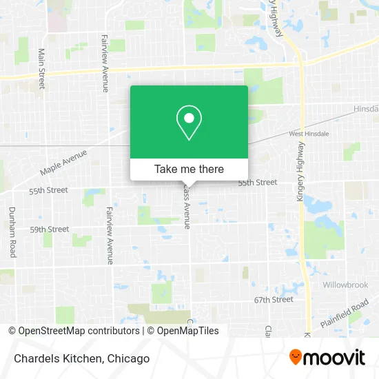 Chardels Kitchen map